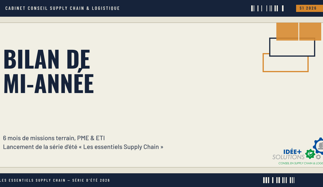 Bilan Supply Chain mi-année : 3 constats clés pour les PME et ETI